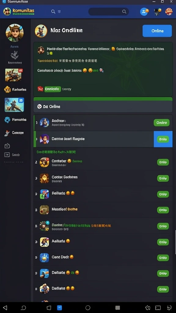 Gamer bersaing dalam mode multiplayer dengan leaderboard yang jelas.
