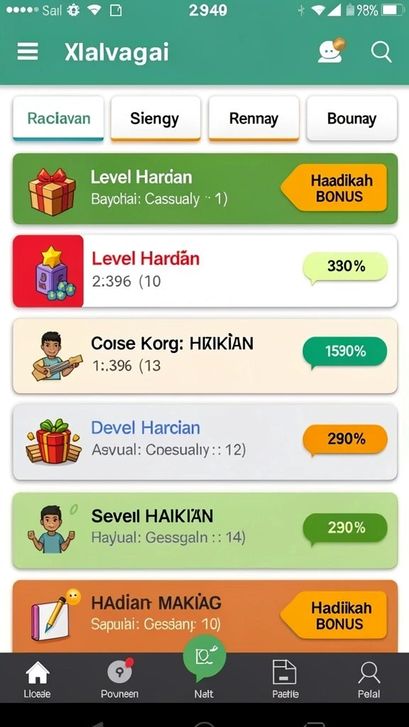 Fitur bonus yang membantu meraih kemenangan.