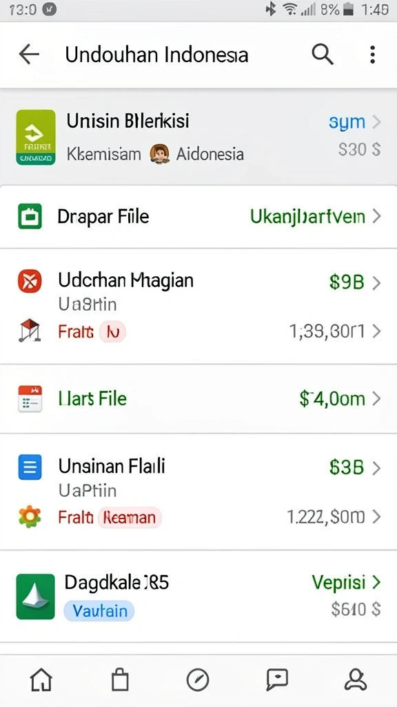 Screenshot interface level permainan yang seru.