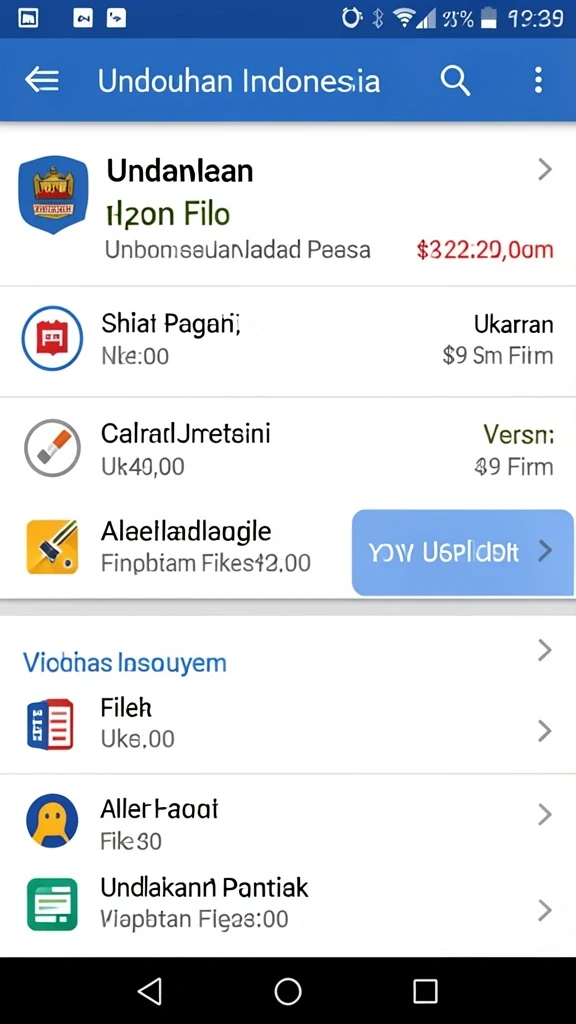 Tampilan menu utama 8ID yang menarik.