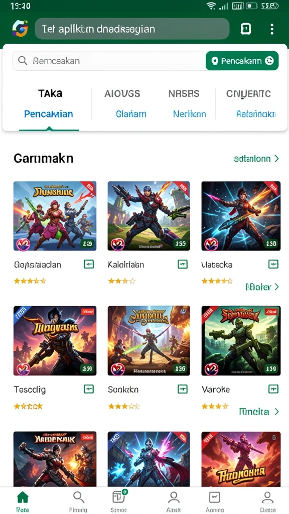 Karakter unik untuk dipilih dan dimainkan.