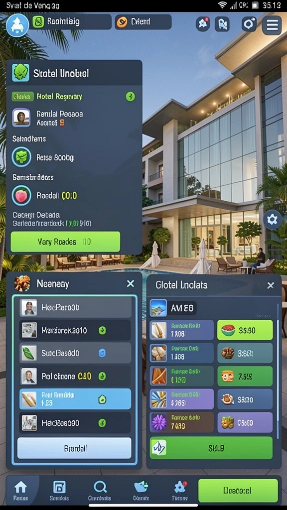 Screenshot menggambarkan karakter utama dalam aksi.