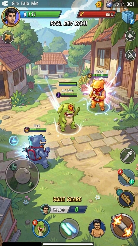 Mode multiplayer yang seru bersama teman.