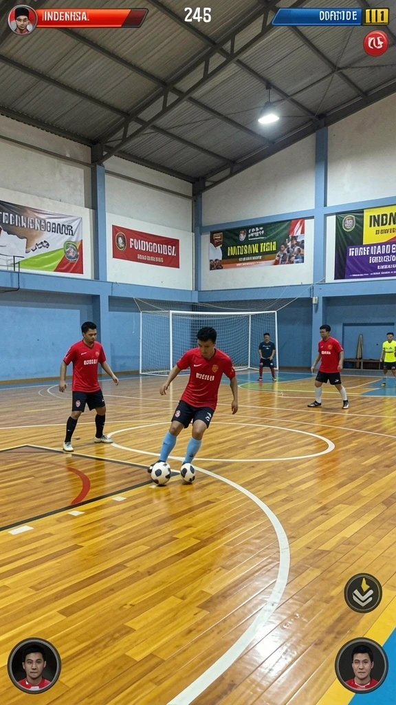 Menampilkan berbagai karakter unik yang bisa dimainkan.