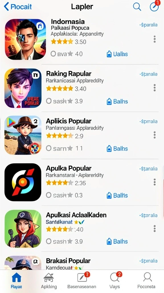 Kualitas grafik sederhana tetapi fungsional.