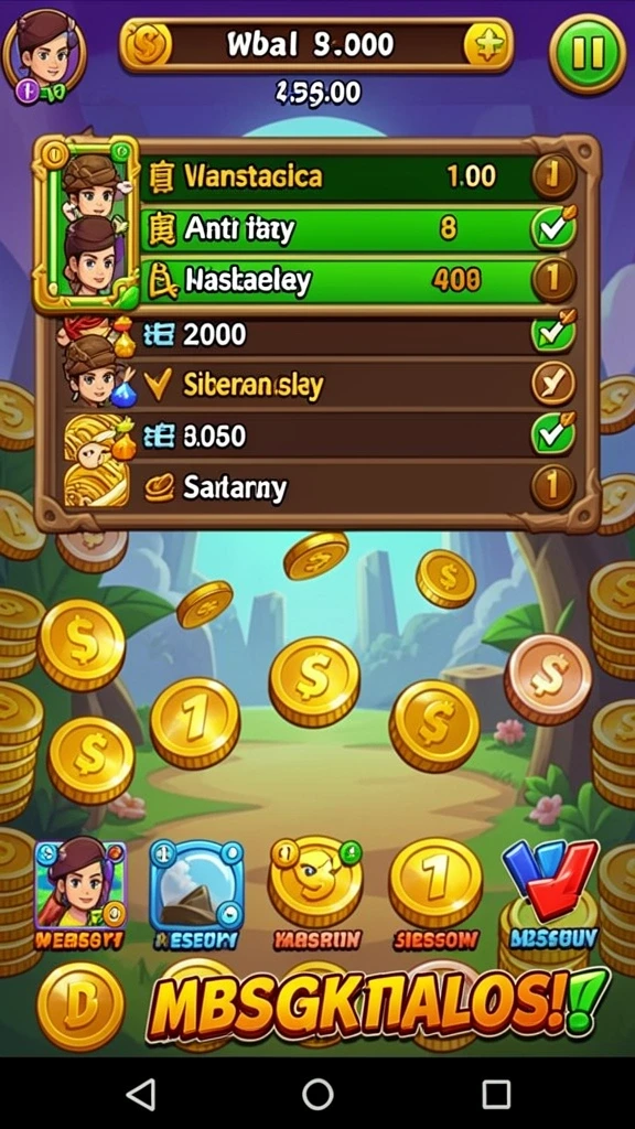 Screenshot kedua menampilkan karakter yang sedang beraksi.