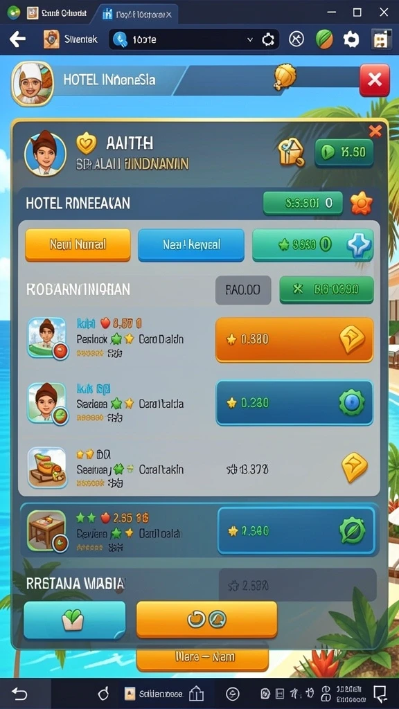 Karakter unik yang dapat dipilih dan dikustomisasi.