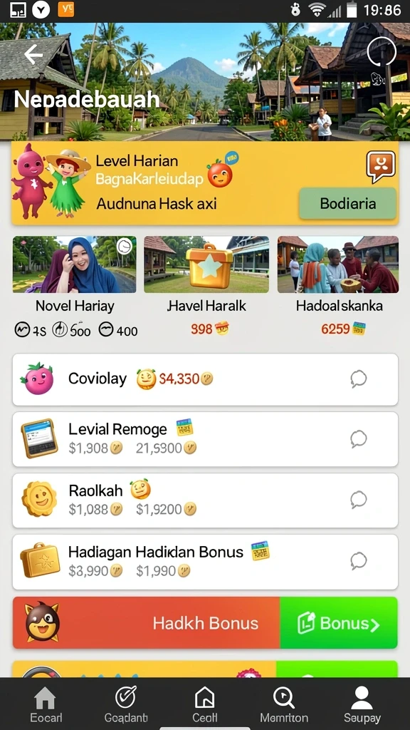 Tampilan antarmuka yang menarik dan mudah digunakan.