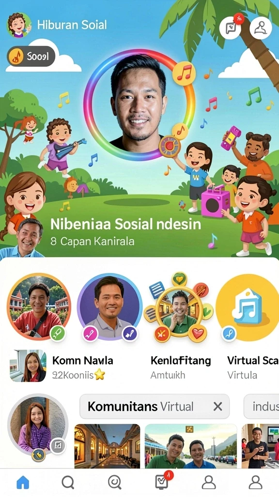 Beragam permainan menarik yang bisa dipilih.
