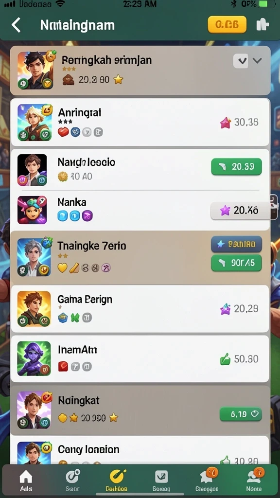 Fitur kompetisi dengan leaderboard untuk semua pemain.