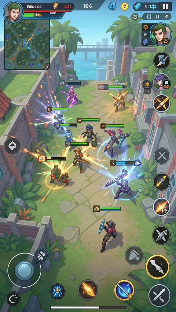 Mode multiplayer yang seru dan kompetitif.