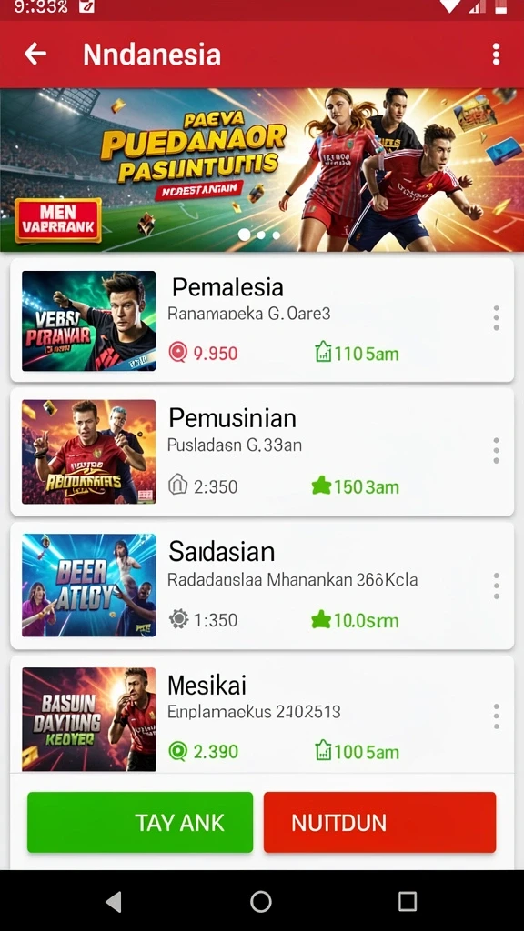 Tampilan antarmuka yang user-friendly.