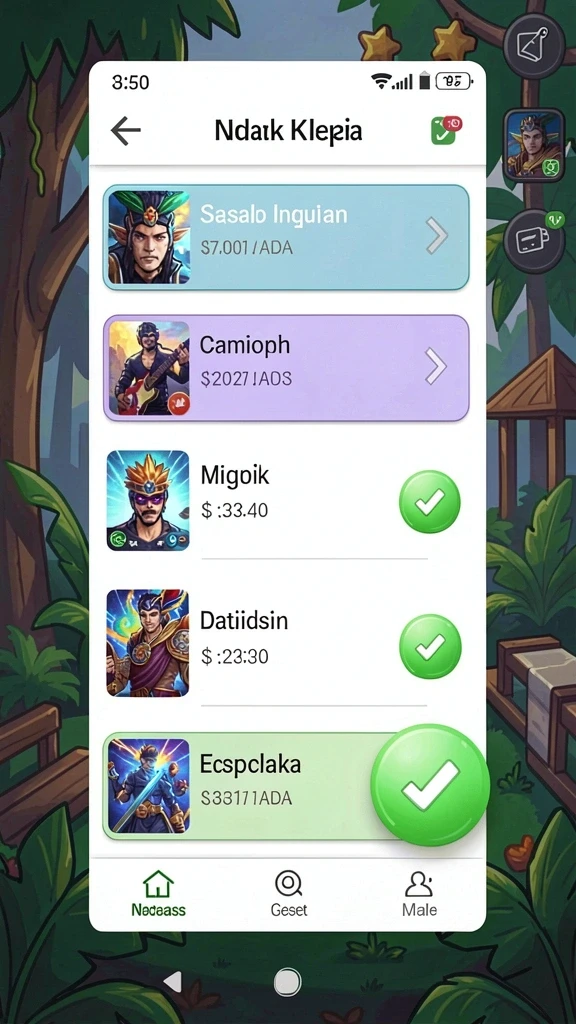 Reward menarik untuk setiap level yang diselesaikan.