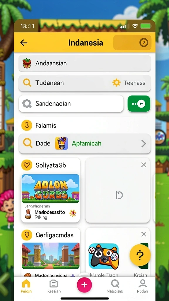 Screenshot level baru yang ditambahkan dalam pembaruan.