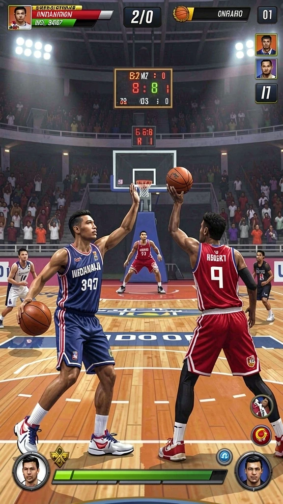 Screenshot mode multiplayer dengan teman-teman.