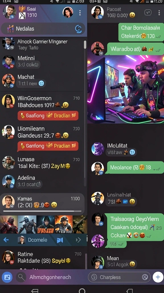 Karakter-karakter unik dengan desain menarik.