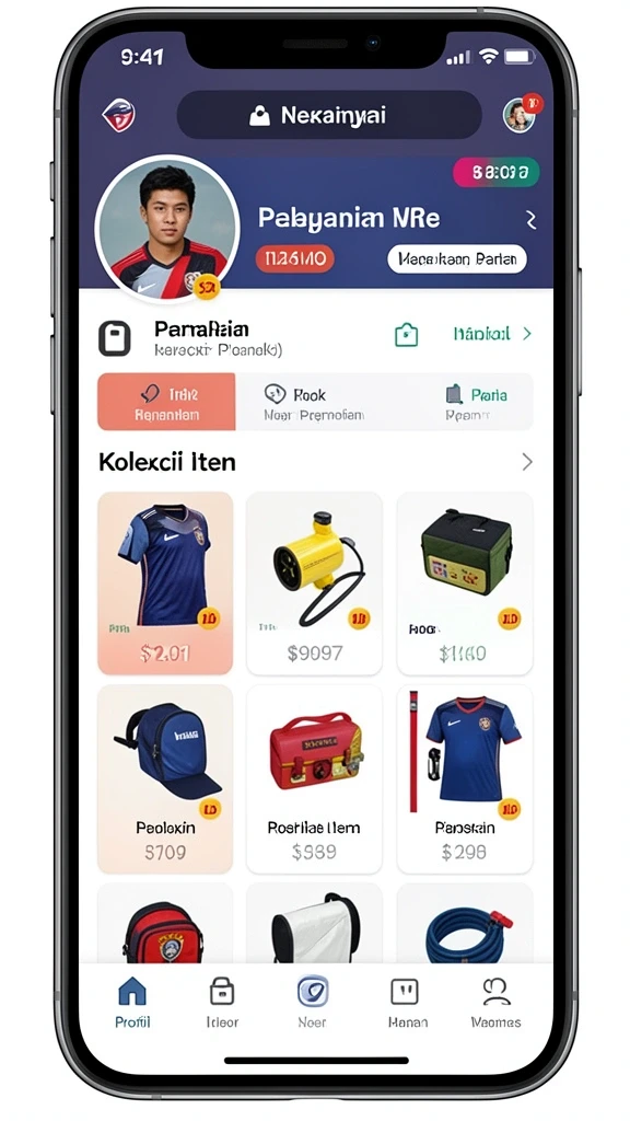 Tampilan antarmuka aplikasi yang menarik.