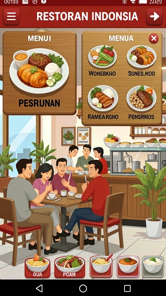 Tampilan antarmuka yang menarik dan mudah digunakan.