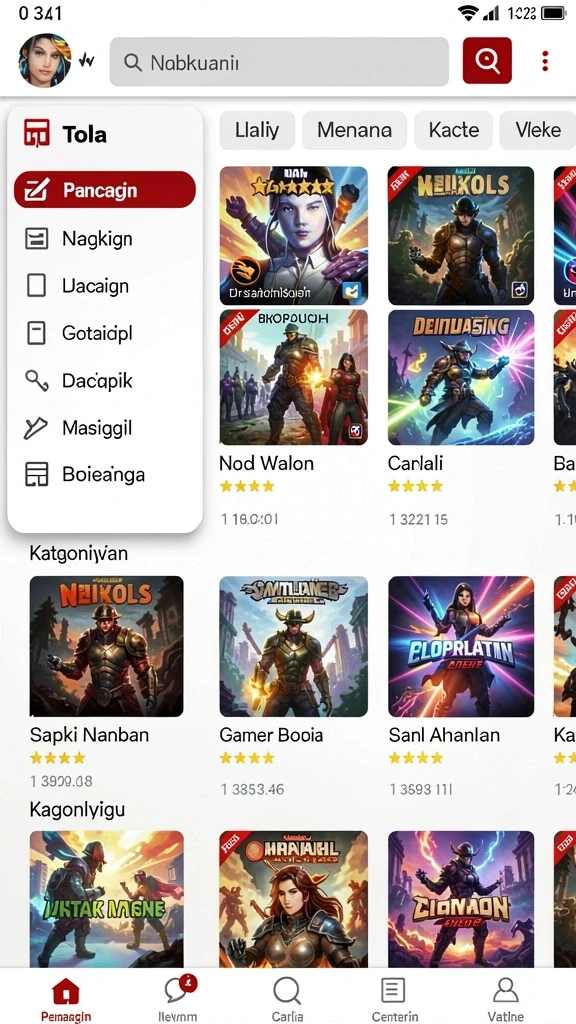 Tangkapan layar pertama menunjukkan karakter utama dalam aksi penuh warna.