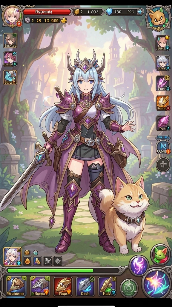 Tampilan grafik yang menarik dan detail.
