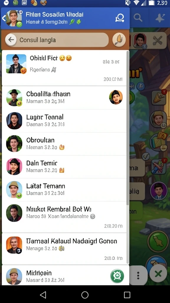 Screenshot menunjukkan antarmuka SPBU77 yang menarik.