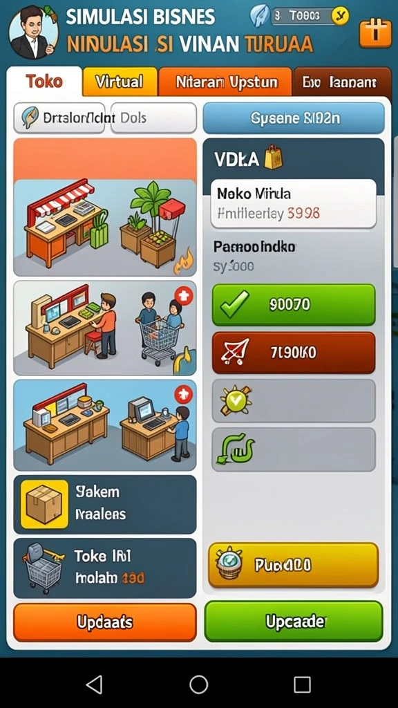 Gameplay yang seru dan menantang setiap levelnya.