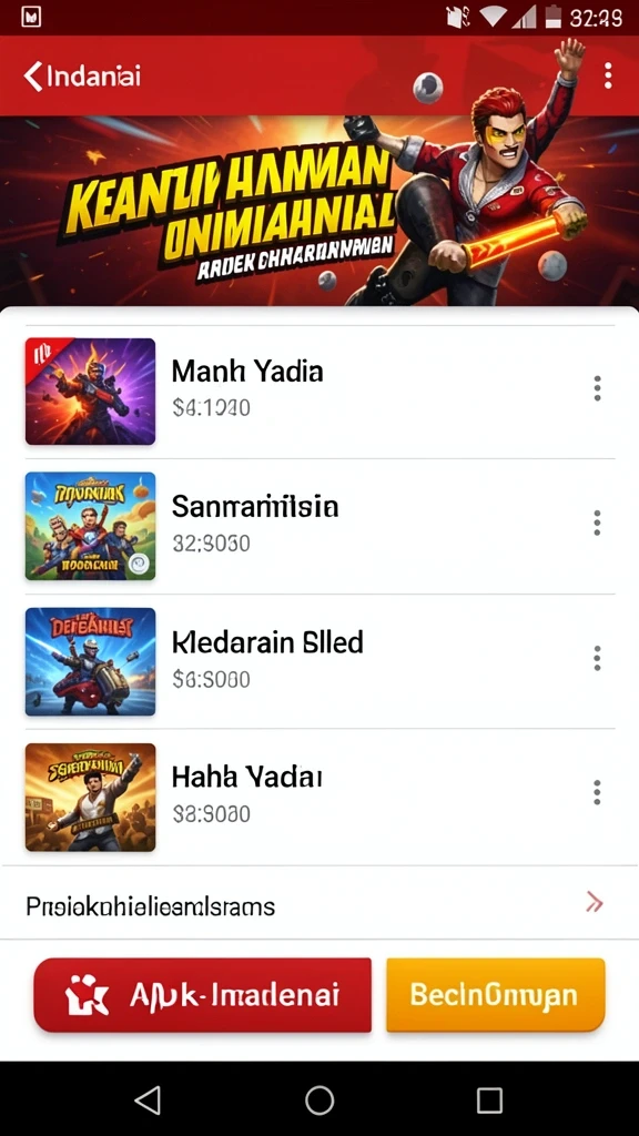 Pertarungan melawan monster epik dalam game.